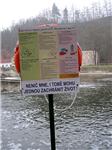 Realizované označení na pravém břehu