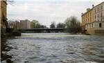 Jez Jiráskovy mlýny, 18.4.2021, 29 m3/s na LG Louny